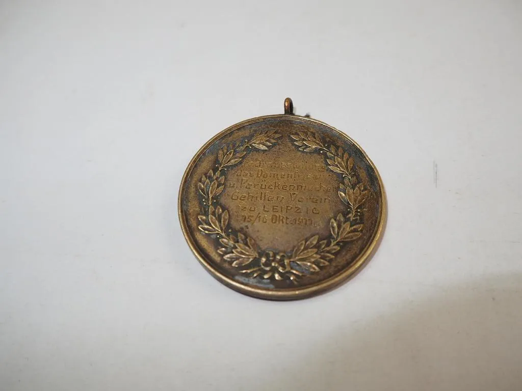 Für die besten Leistungen Fachausstellung Friseur Perückenmacher Leipzig 1911