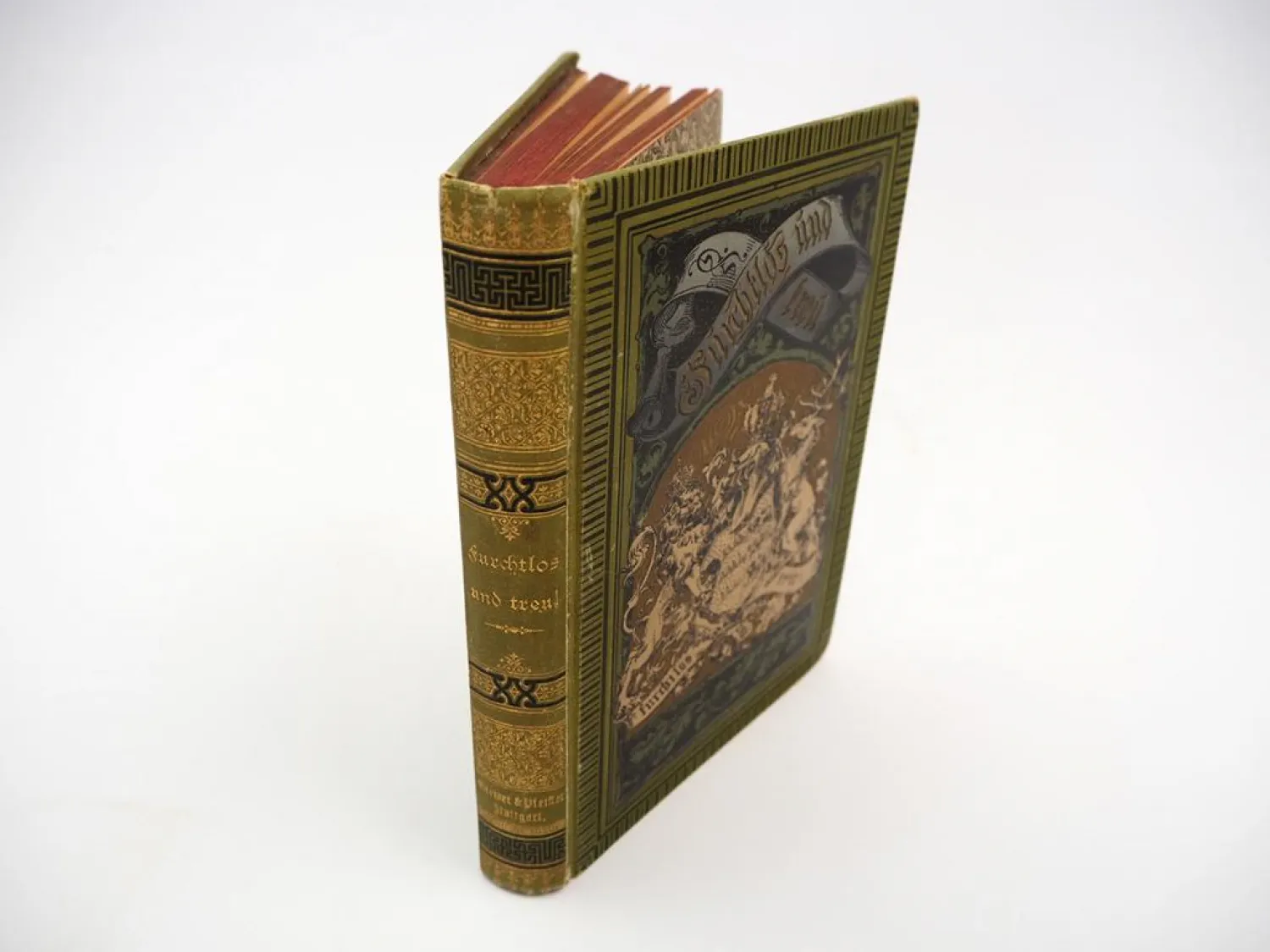 Furchtlos und treu Württembergischer Liederschatz 1889 Beyttenmiller Liederbuch