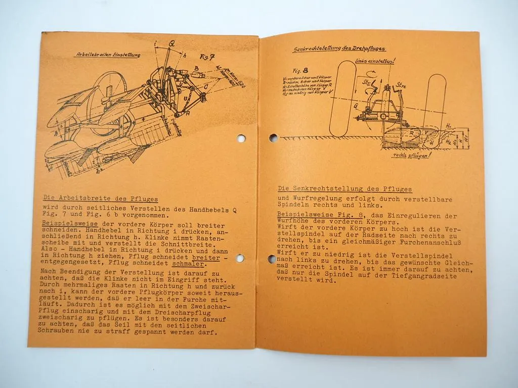 Gassner SP-34 Drehpflug Betriebsanleitung Bedienungsanleitung