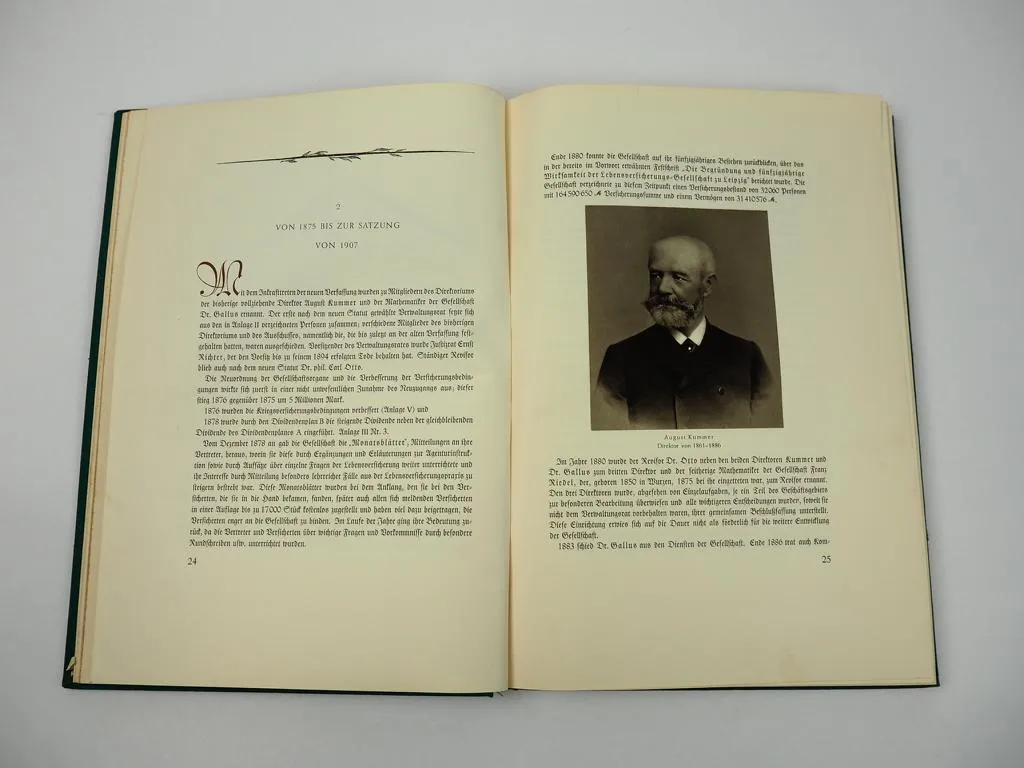 Gedenkschrift Leipziger Lebensversicherung 1830 bis 1930