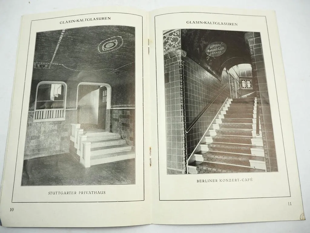 Glasin Kalt Keramik Werke Strunck Sprendlingen Katalog 1921 Art Deco Jugendstil