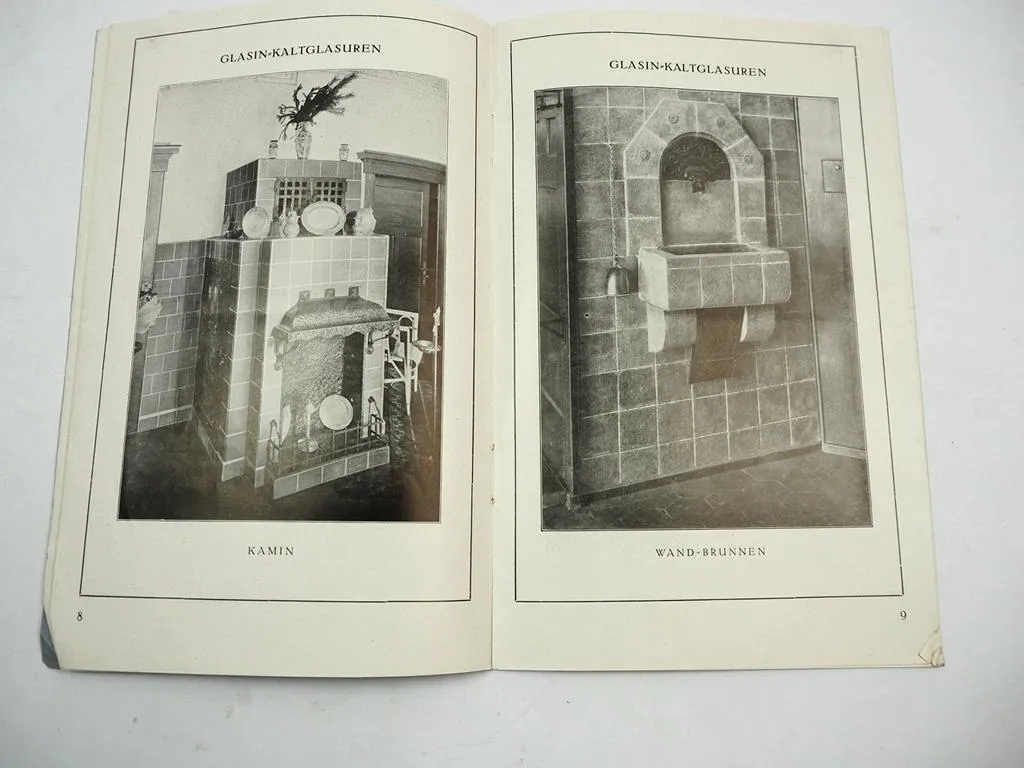 Glasin Kalt Keramik Werke Strunck Sprendlingen Katalog 1921 Art Deco Jugendstil