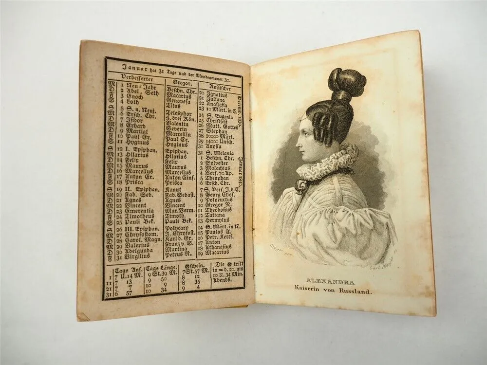 Gothaischer Genealogischer Hof Kalender 1840 Adel Justus Perthes