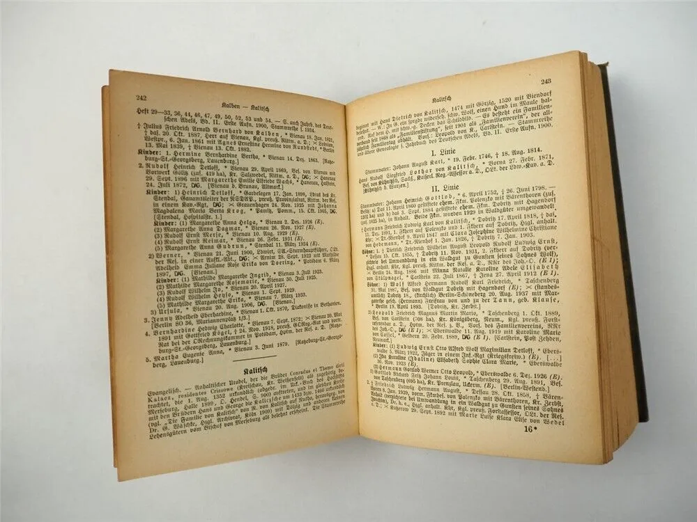 Gothaisches Genealogisches Taschenbuch der Adeligen Häuser 1942 Perthes Teil A