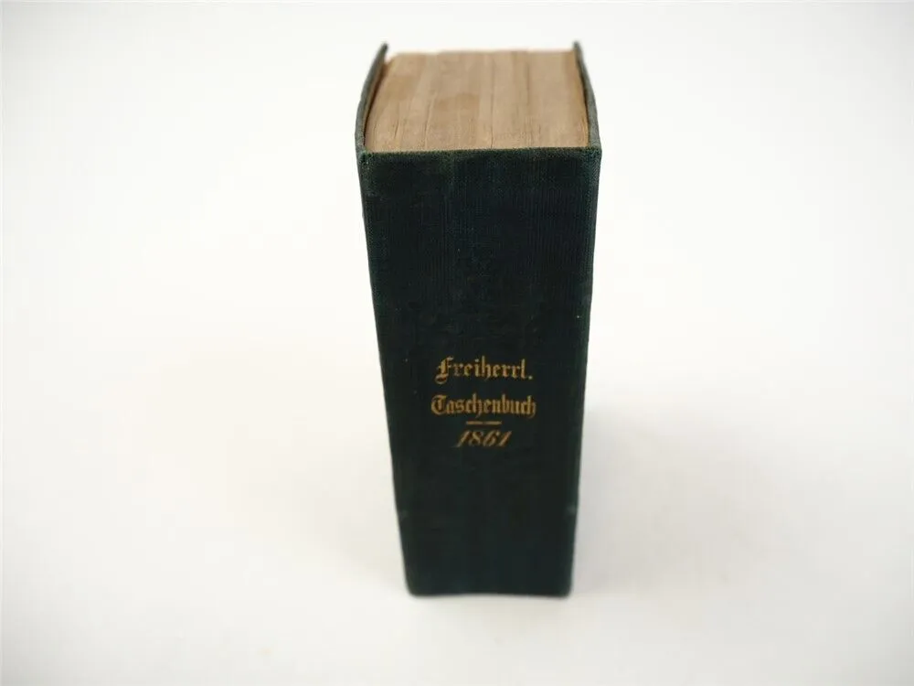 Gothaisches Genealogisches Taschenbuch Freiherrliche Häuser Perthes 1861 Adel