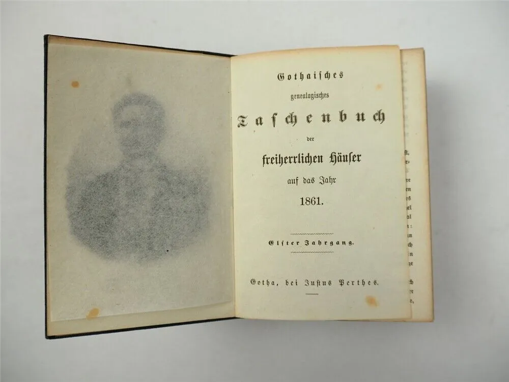Gothaisches Genealogisches Taschenbuch Freiherrliche Häuser Perthes 1861 Adel
