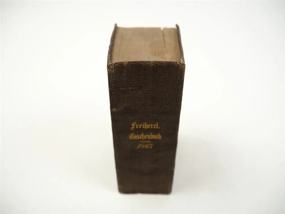 Gothaisches Genealogisches Taschenbuch Freiherrliche Häuser Perthes 1867 Adel