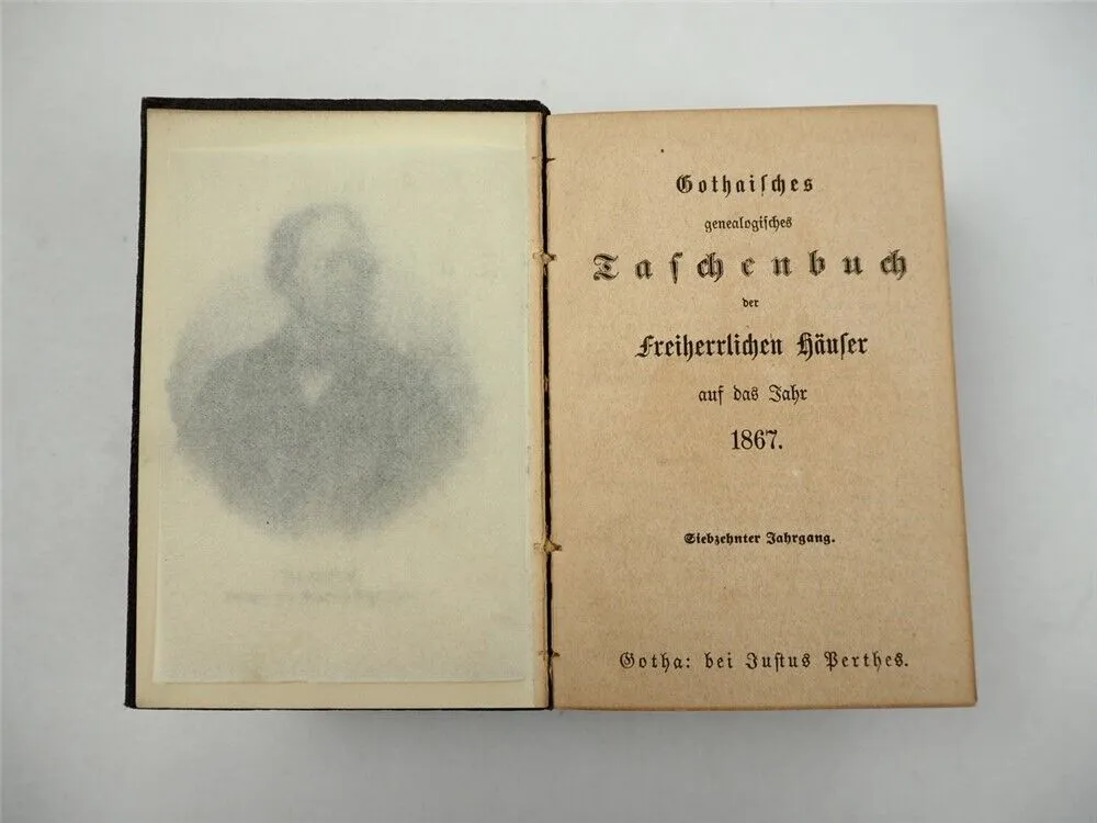 Gothaisches Genealogisches Taschenbuch Freiherrliche Häuser Perthes 1867 Adel