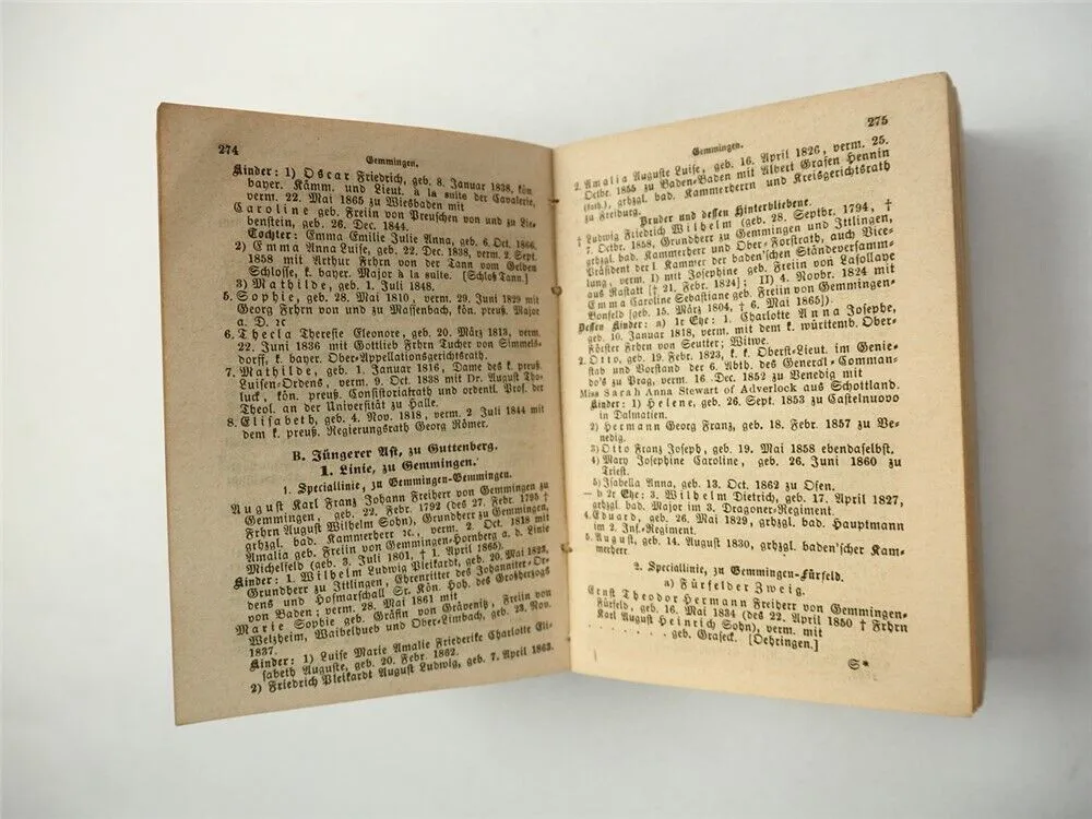 Gothaisches Genealogisches Taschenbuch Freiherrliche Häuser Perthes 1869 Adel