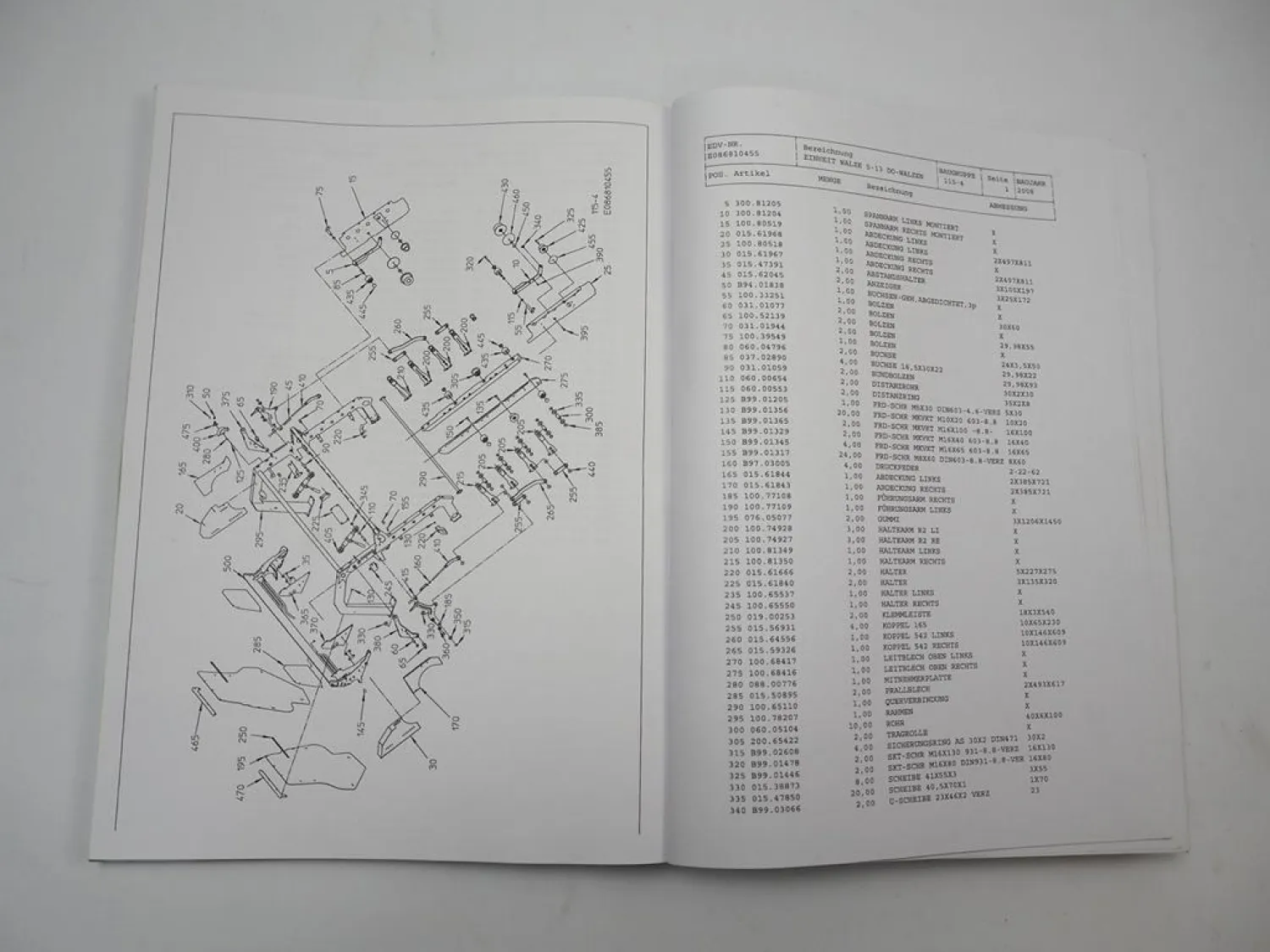 Grimme Maxtron 620 Zuckerrüben Vollernter Ersatzteilliste Ersatzteilkatalog 2008