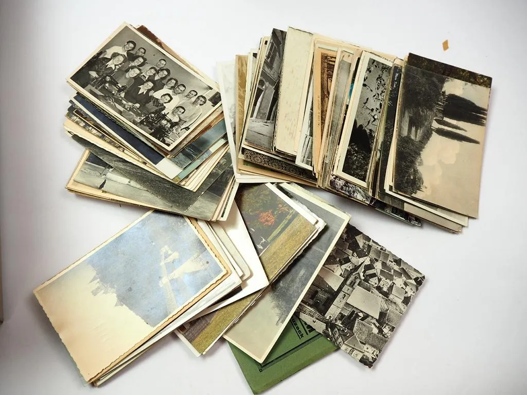 Großer Posten Postkarten Leporellos ca. 1900 bis 1940 Deutschland Frankreich