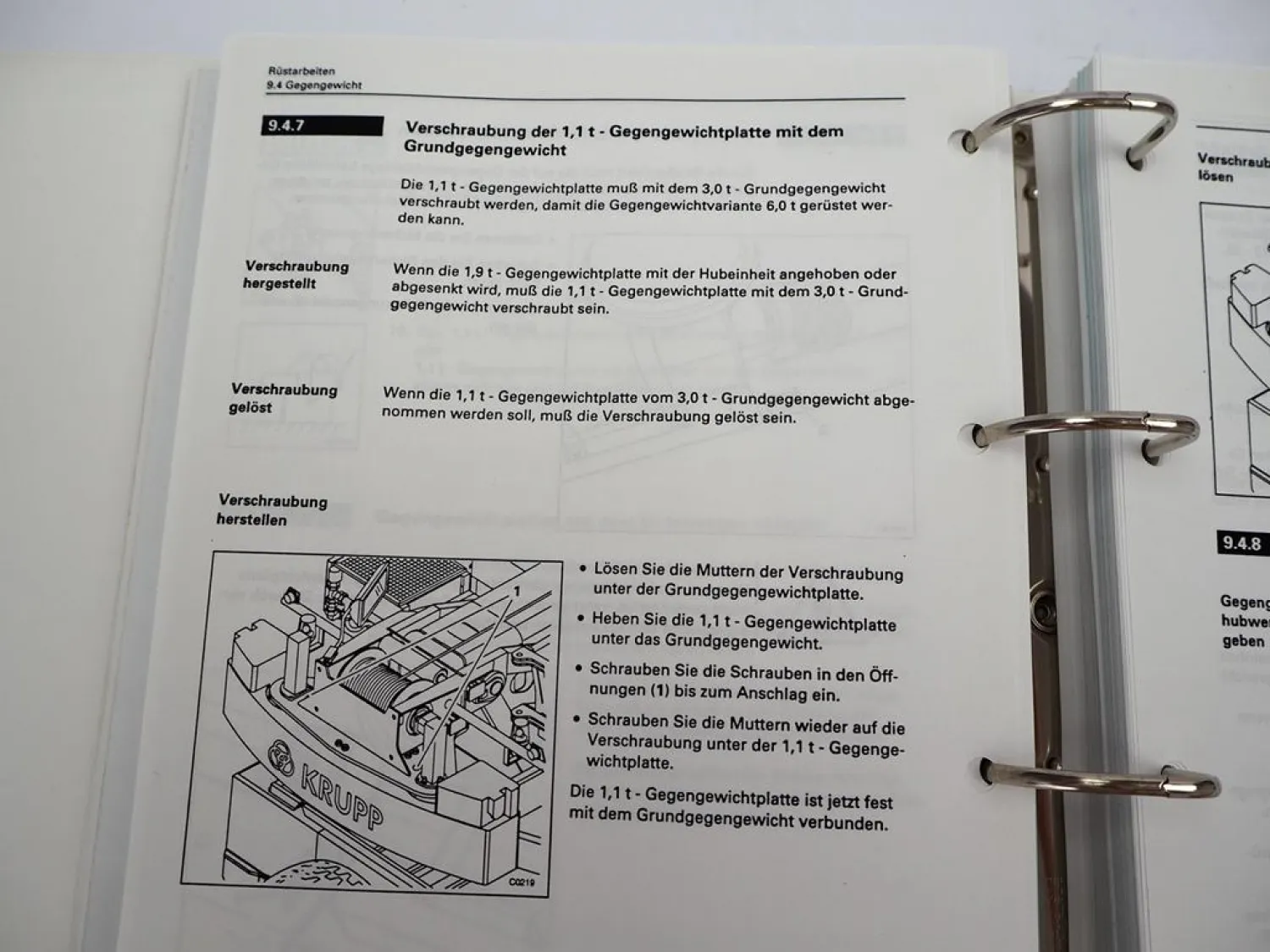 Grove GMK 2035 Mobilkran Betriebsanleitung Bedienung Schaltplan 07/1995
