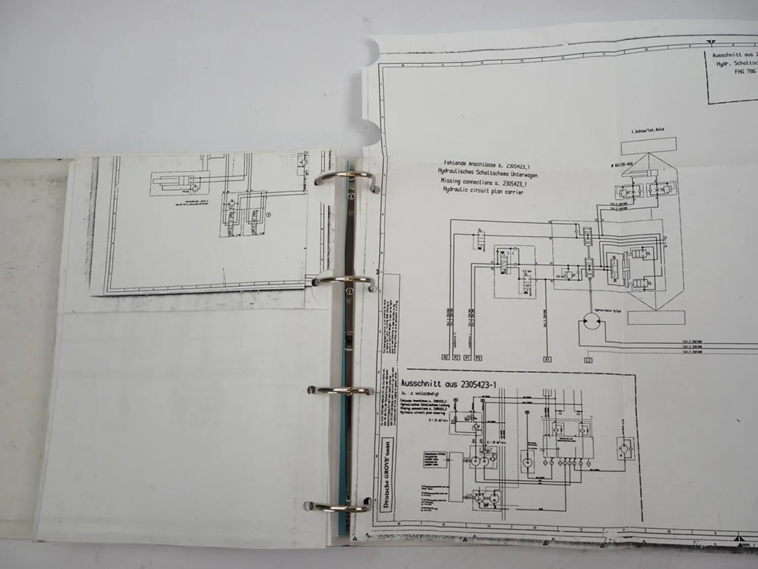 Grove GMK 2035 Mobilkran Betriebsanleitung Bedienung Wartung Schaltplan 1996