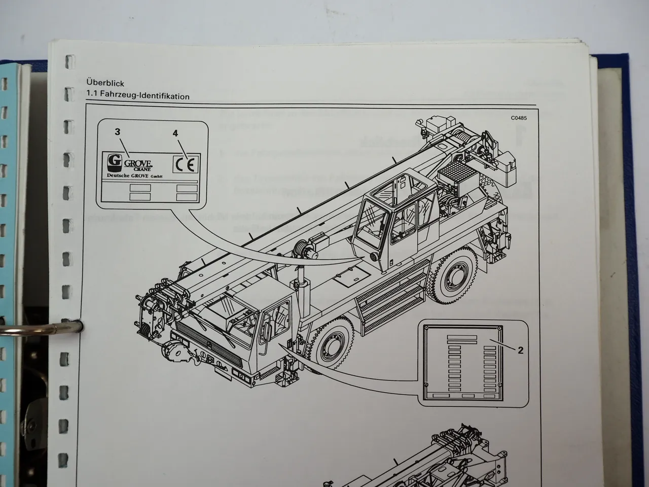 Grove GMK 2035 Mobilkran Betriebsanleitung Bedienungsanleitung 1996