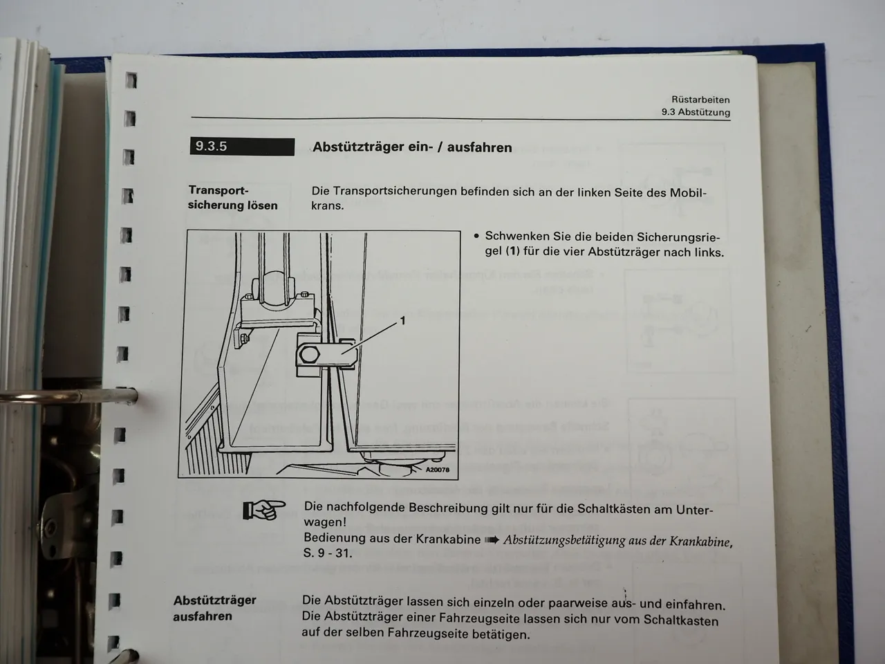 Grove GMK 2035 Mobilkran Betriebsanleitung Bedienungsanleitung 1996