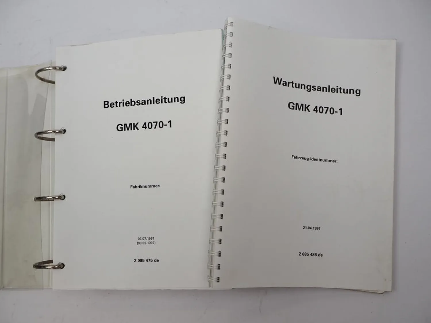 Grove GMK 4070-1 Mobilkran Betriebsanleitung Bedienung Wartung Schaltplan 1997