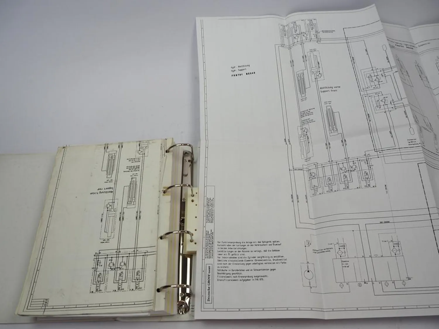Grove GMK 4080 Mobilkran Betriebsanleitung Bedienung Schaltplan 06/1997