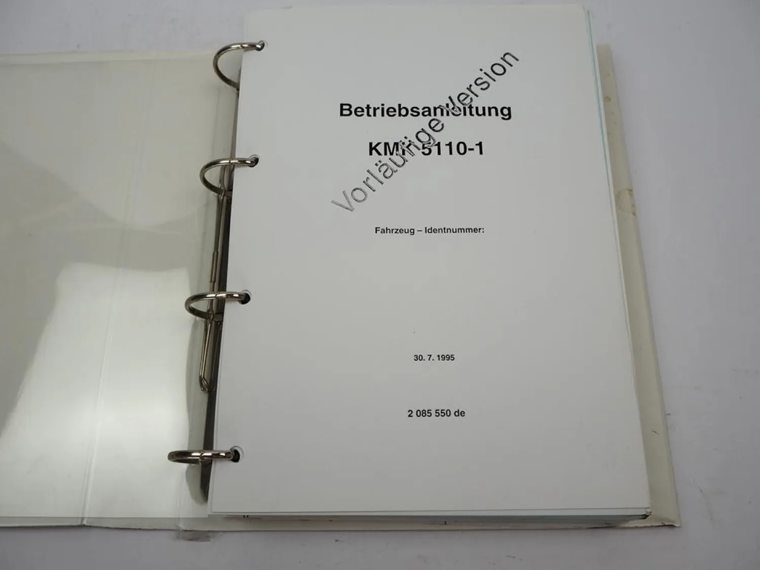 Grove GMK 5110-1 Mobilkran Betriebsanleitung Bedienung Schaltplan 1995