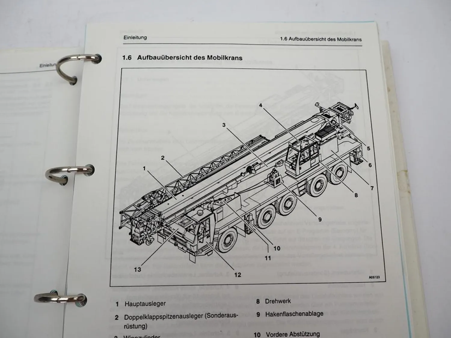 Grove GMK 5110-1 Mobilkran Betriebsanleitung Bedienung Schaltplan 1995