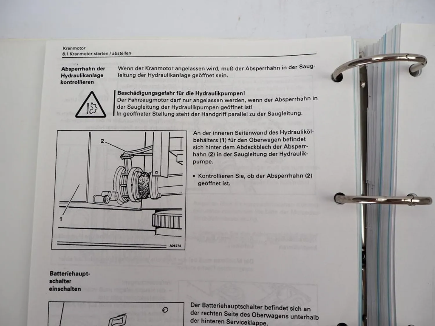 Grove GMK 5130-L Mobilkran Betriebsanleitung Bedienung Schaltplan 1996
