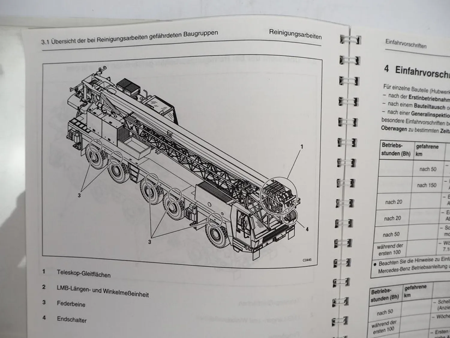 Grove GMK 5130-L Mobilkran Wartungsanleitung Schaltplan Hydraulik Elektrik 1997