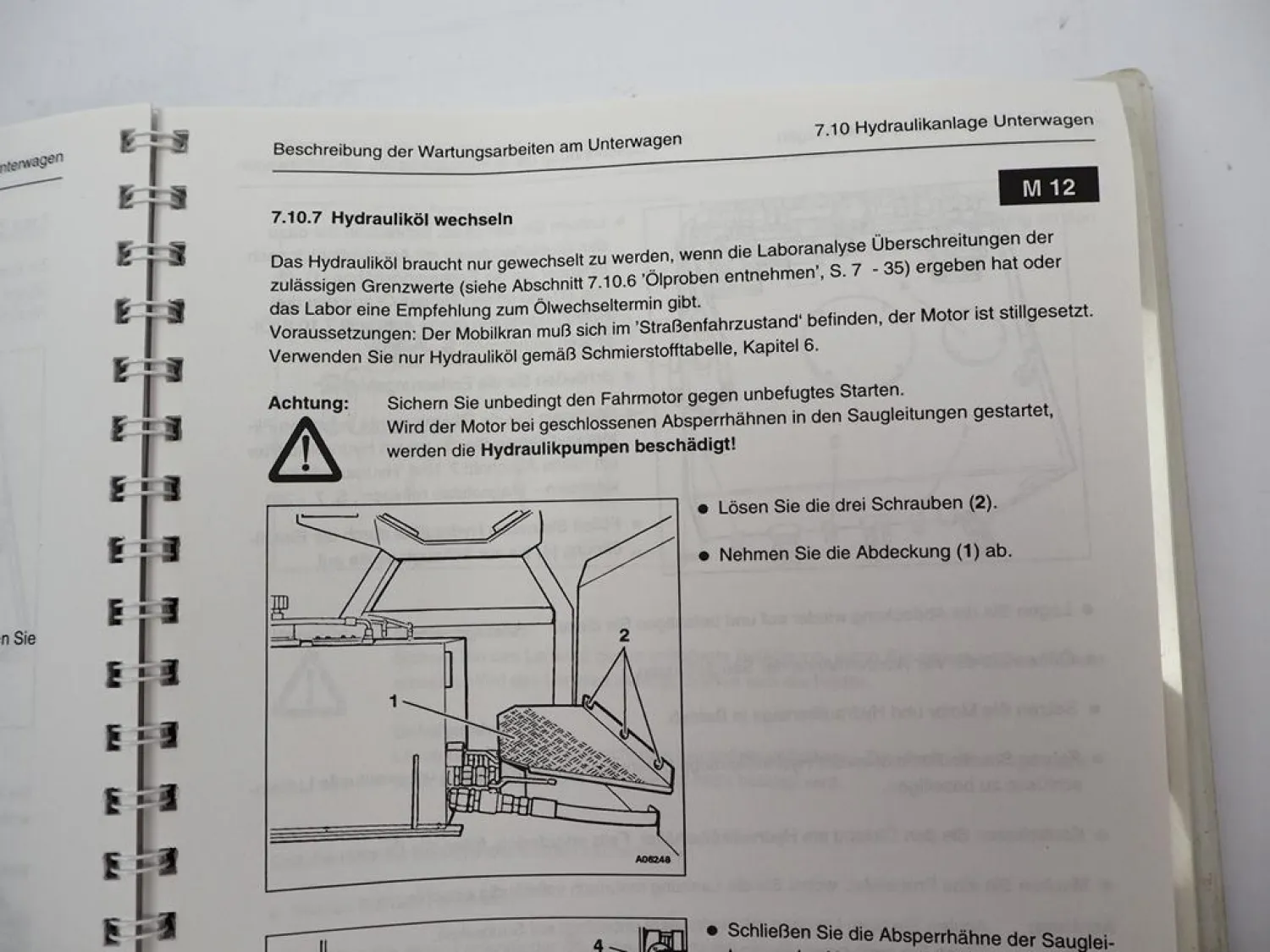 Grove GMK 5130-L Mobilkran Wartungsanleitung Schaltplan Hydraulik Elektrik 1997