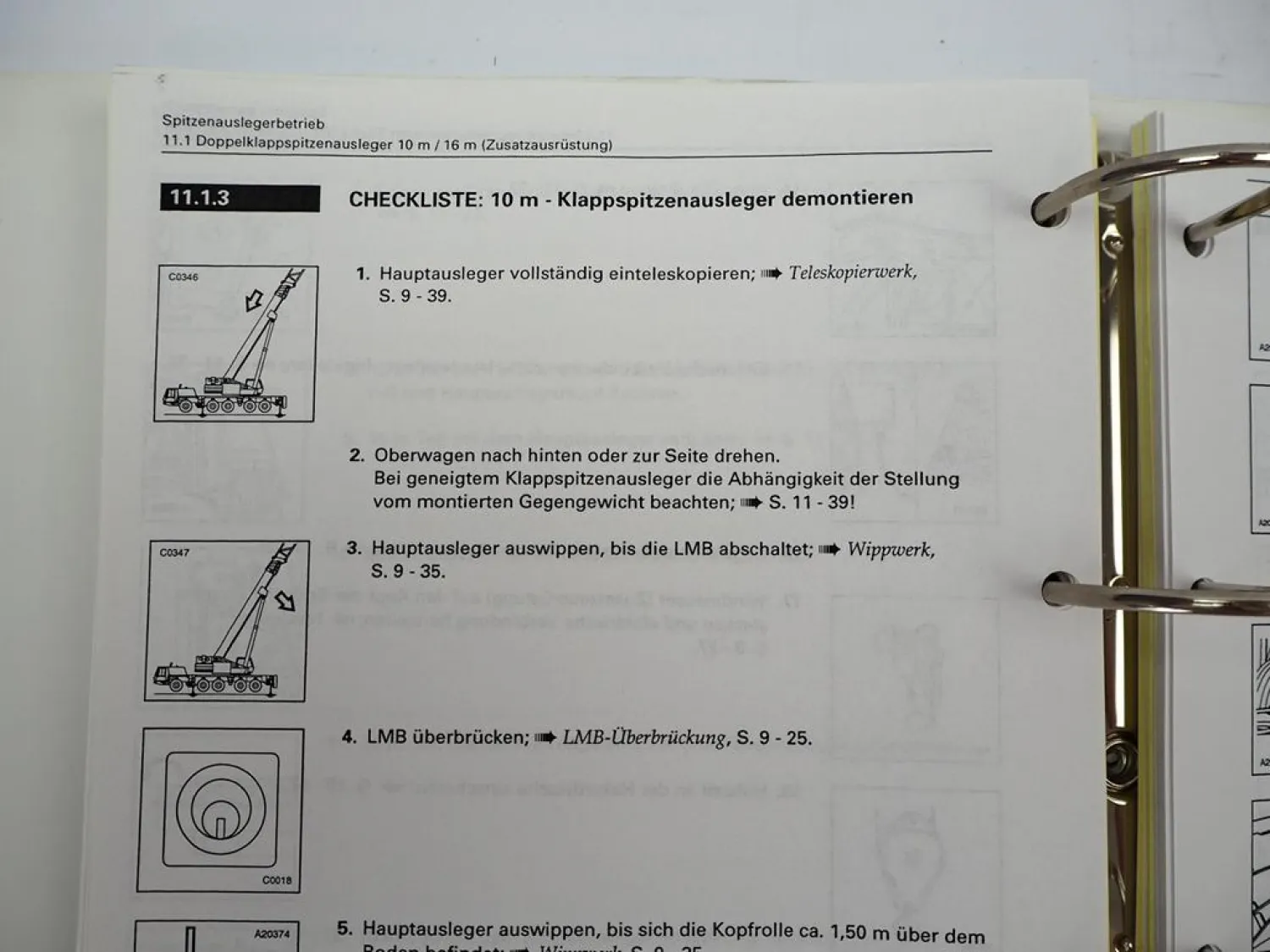 Grove GMK 5130 Mobilkran Betriebsanleitung Bedienungsanleitung 1996