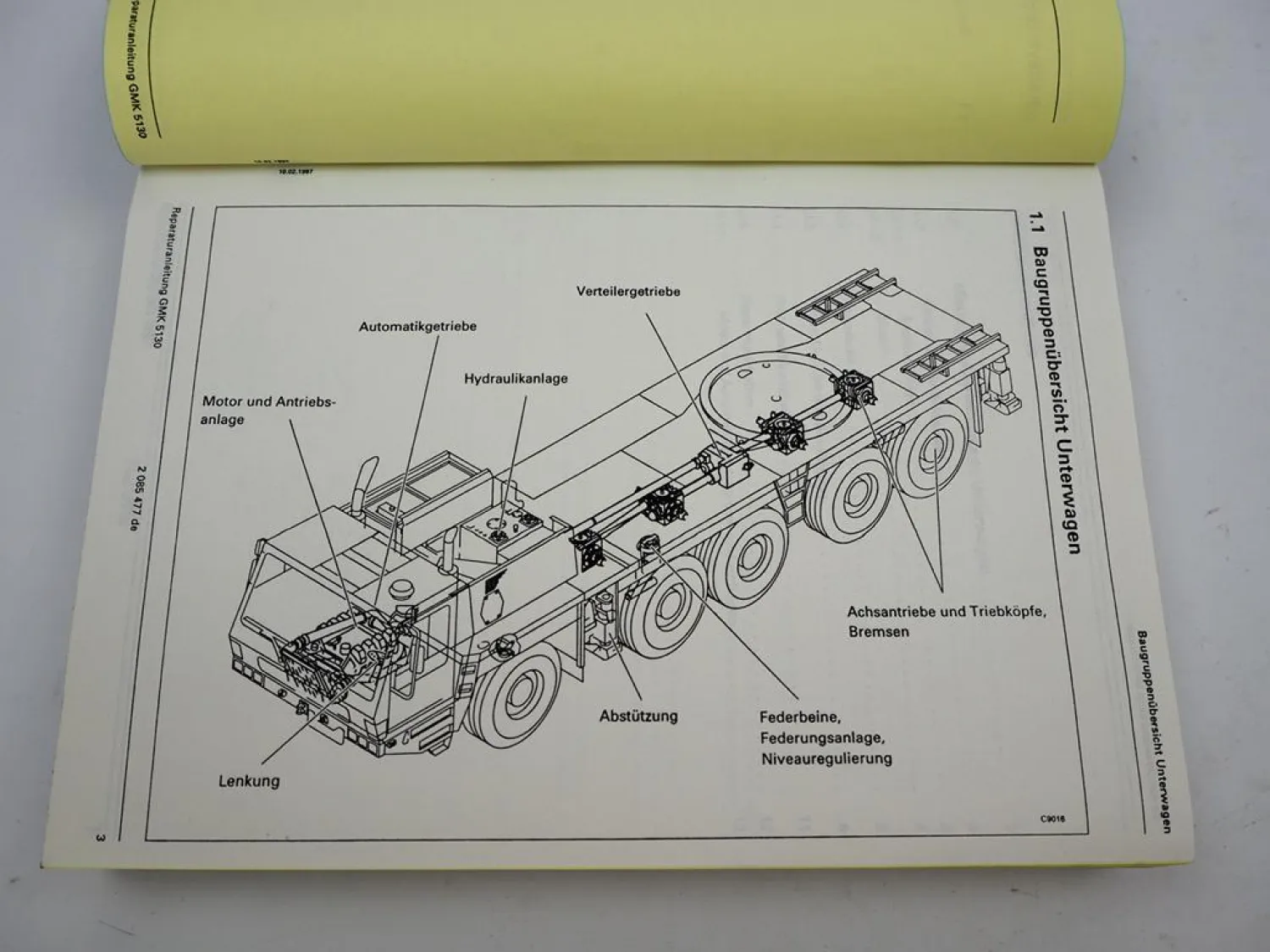 Grove GMK 5130 Mobilkran Werkstatthandbuch Reparaturanleitung 1998