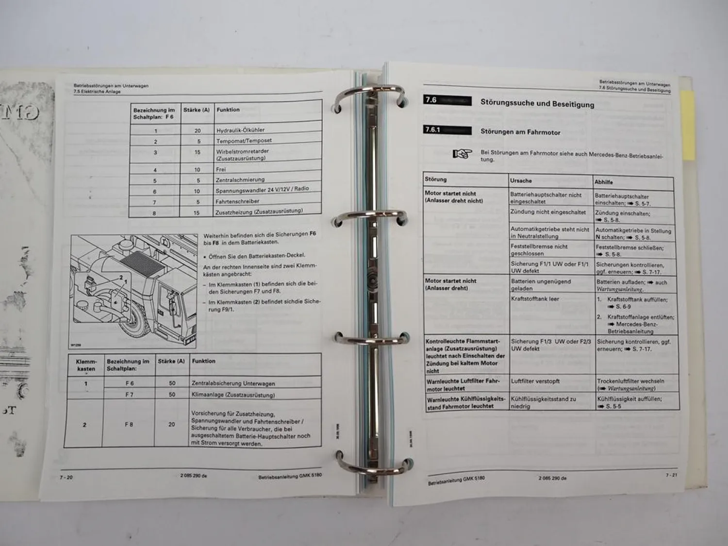 Grove GMK 5180 Mobilkran Betriebsanleitung Bedienungsanleitung 03/1999