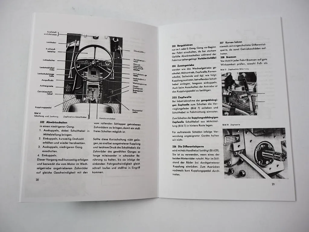 Güldner ALD Dieselschlepper Betriebsanleitung Bedienungsanleitung