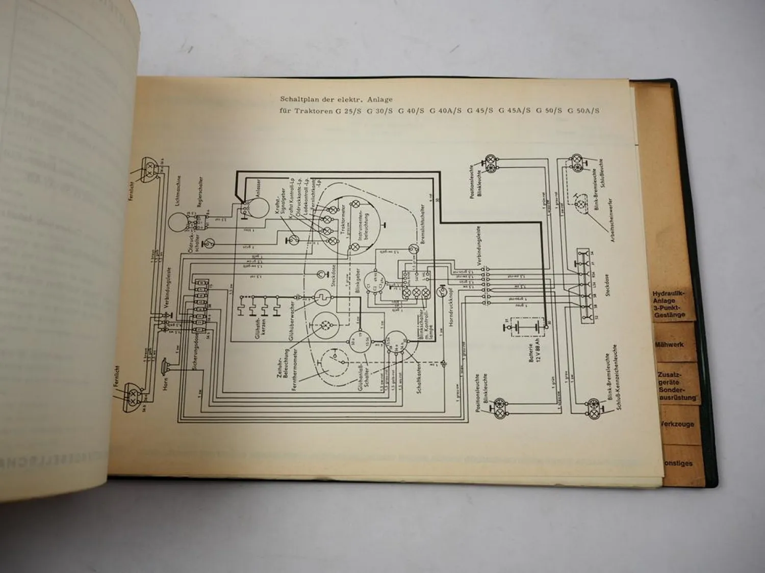 Güldner G15 bis G75 Traktoren Kundendienstmitteilungen Werkstatthandbuch 1964 - 69