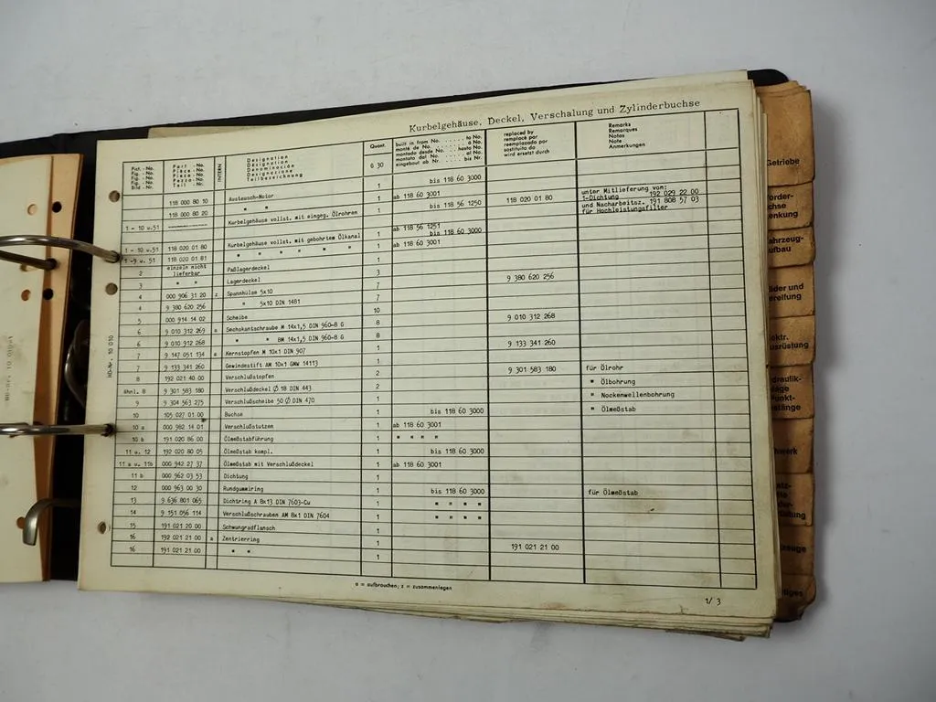 Güldner G30 G30S Dieselschlepper Ersatzteilliste Ersatzteilkatalog 1966