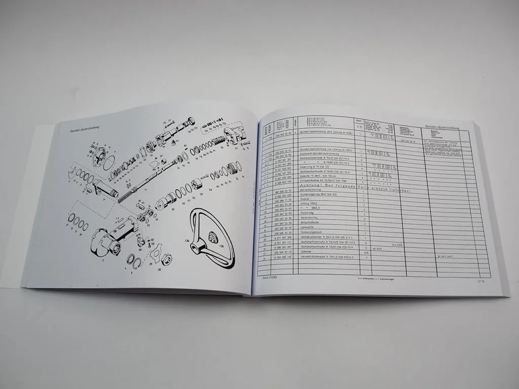 Güldner G75 + Allrad Schlepper Ersatzteilkatalog