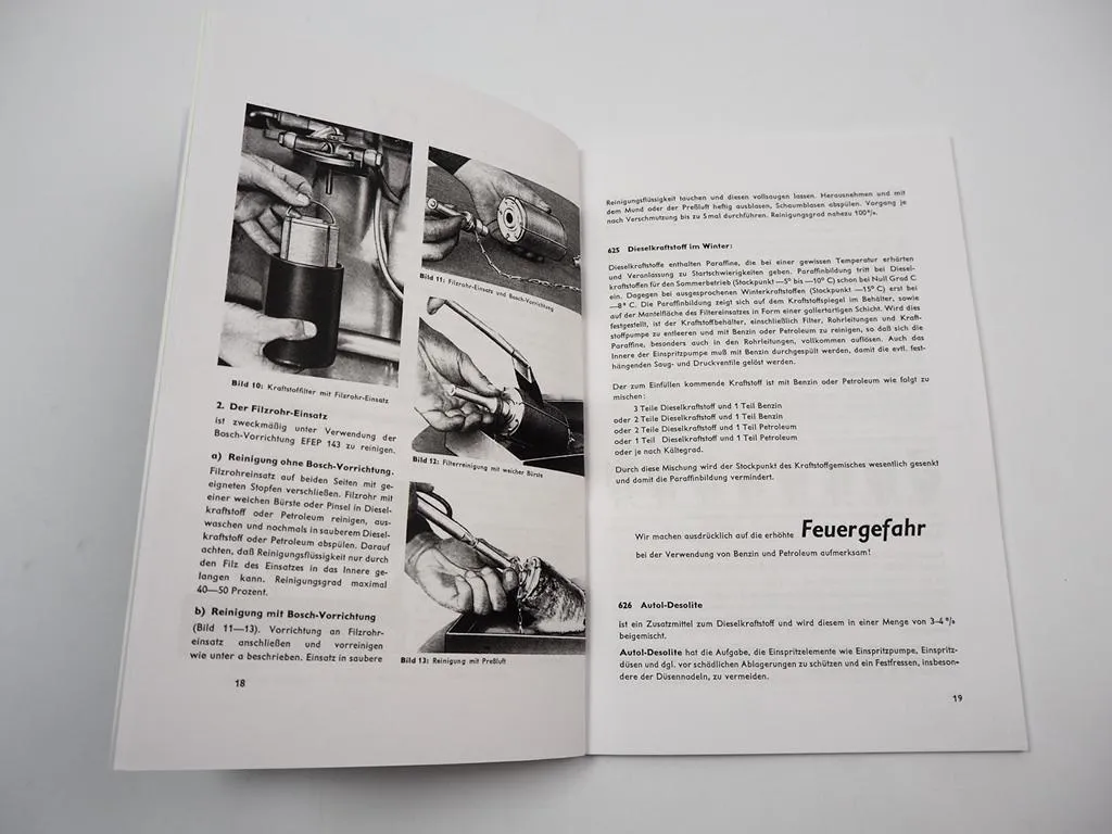 Güldner GB Dieselmotor Bedienungsanleitung + Ersatzteilliste