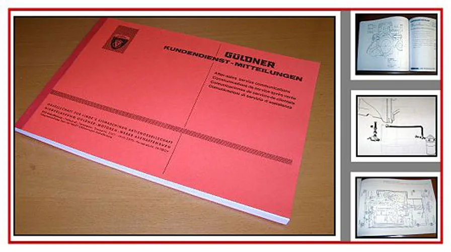 Güldner Schlepper G25 G30 G40 G45 G50 Kundendienst Werkstatthandbuch