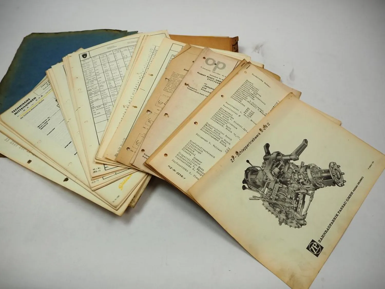 Güldner Technische Mitteilungen Motor & Traktor Kundendienst Werkstatthandbuch