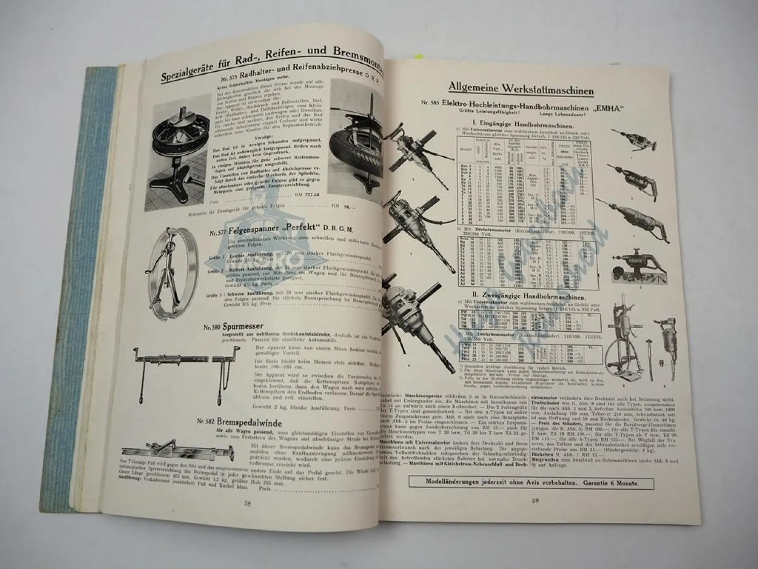 HAGRO Hugo Grossbach Remscheid Automobil Werkzeug Katalog 1936