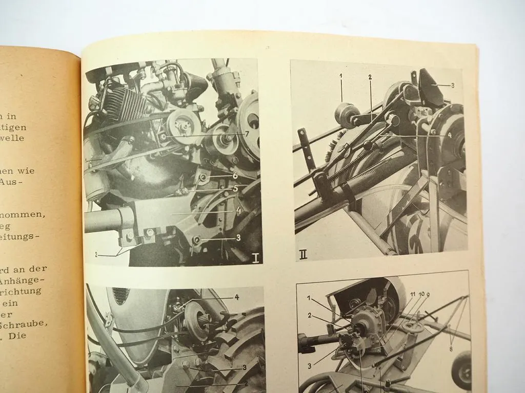 Hako Kehrmaschine Anbau für Hakotrac Hakorecord Hakorette Betriebsanleitung