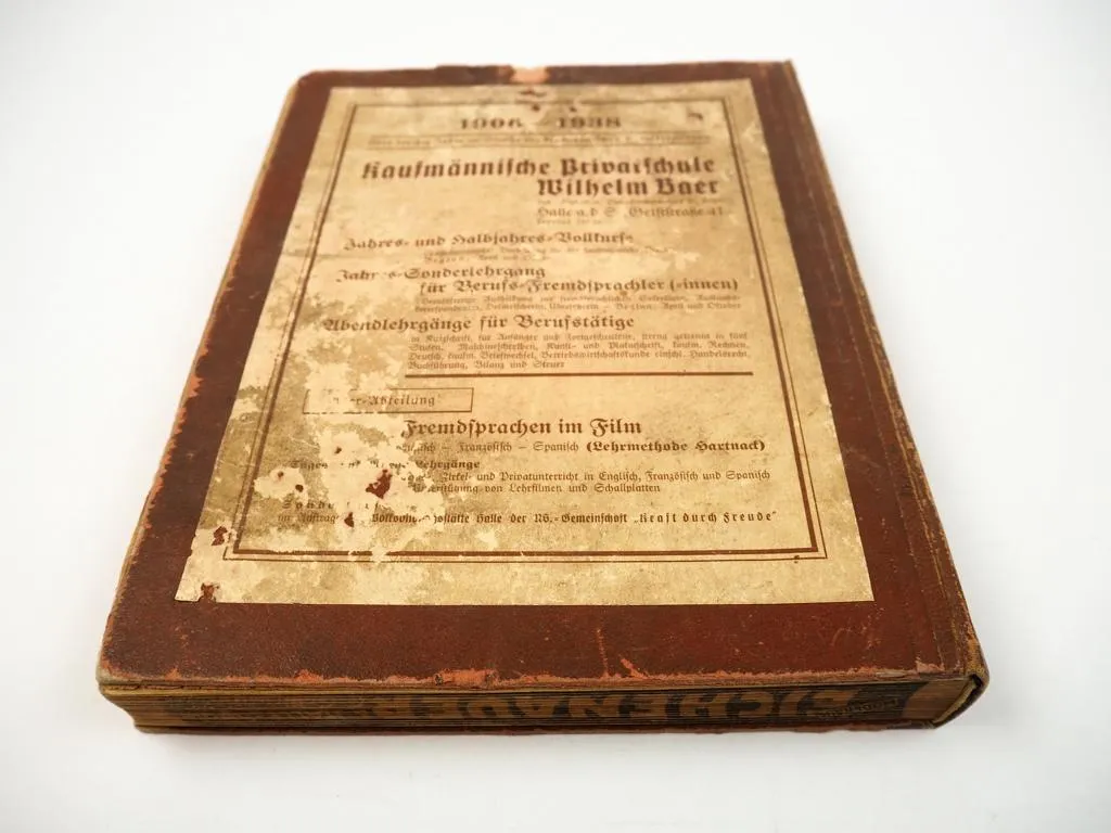 Hallesches Adressbuch Verzeichnis der Stadt Halle Saale 1938