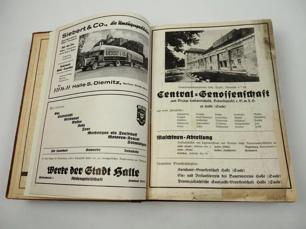 Hallesches Adressbuch Verzeichnis der Stadt Halle Saale 1942