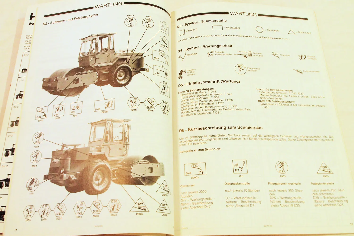 Hamm 2310-S Bedienungsanleitung Betriebsanleitung Wartung 2/88