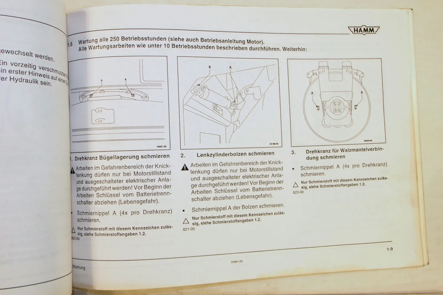 Hamm DV8.41 DV8.42 DV8.4K Bedienungsanleitung Betrieb Wartung Ersatzteilliste