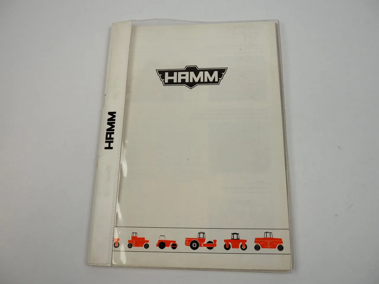 Hamm HD DV HW 2000 GRW Walzen 33x Prospekt im Hefter 1990er Jahre