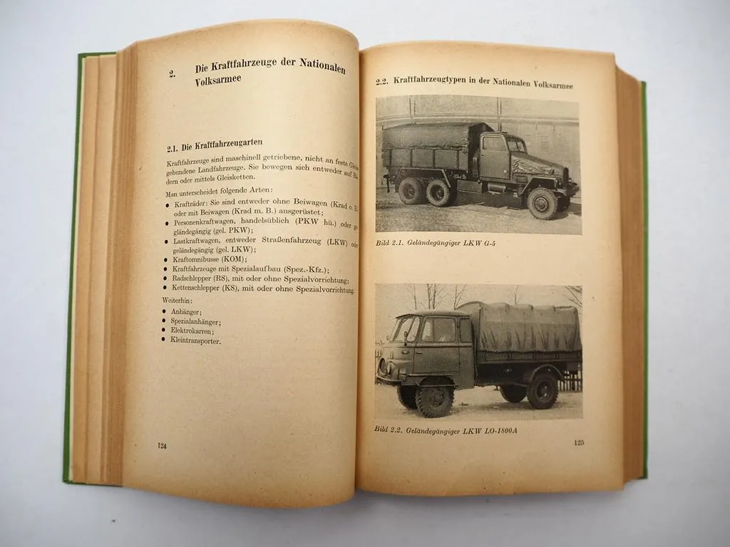 Handbuch für Kraftfahrer der NVA Militär DDR 1964