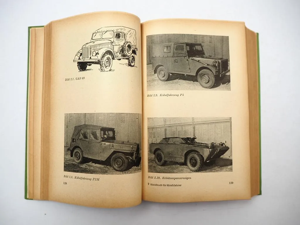 Handbuch für Kraftfahrer der NVA Militär DDR 1964