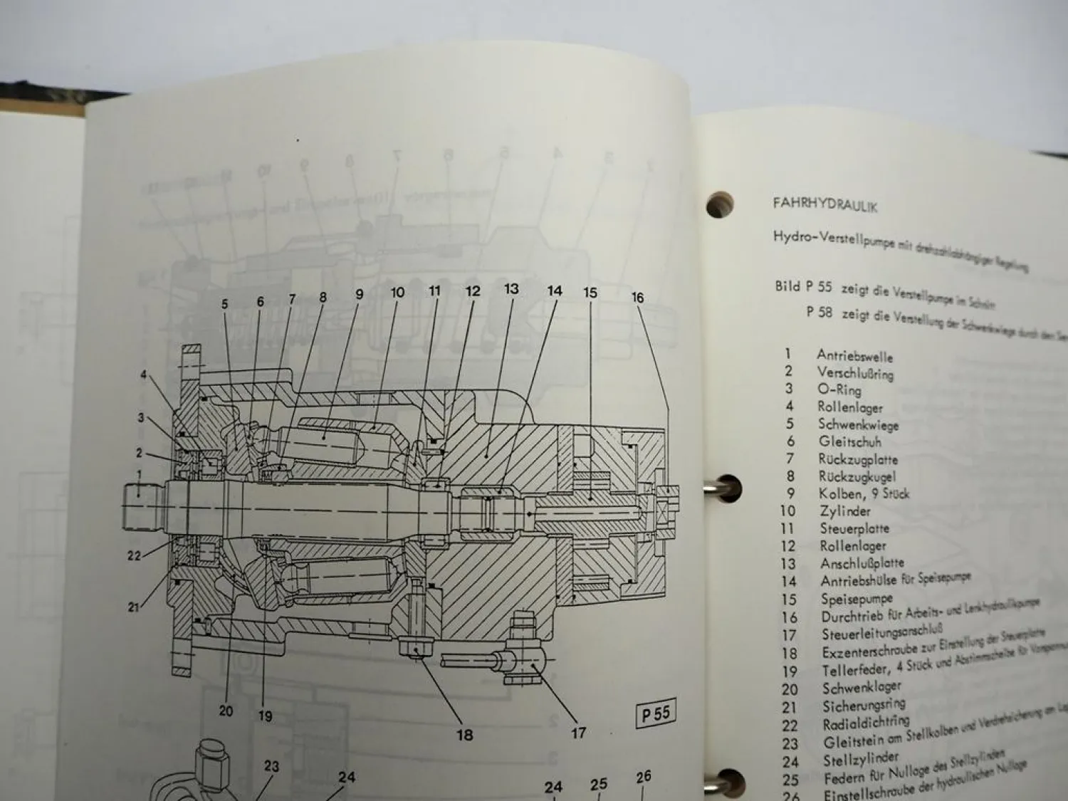 Hanomag 10E Radlader Schulung Werkstatthandbuch & Prospekt 1987