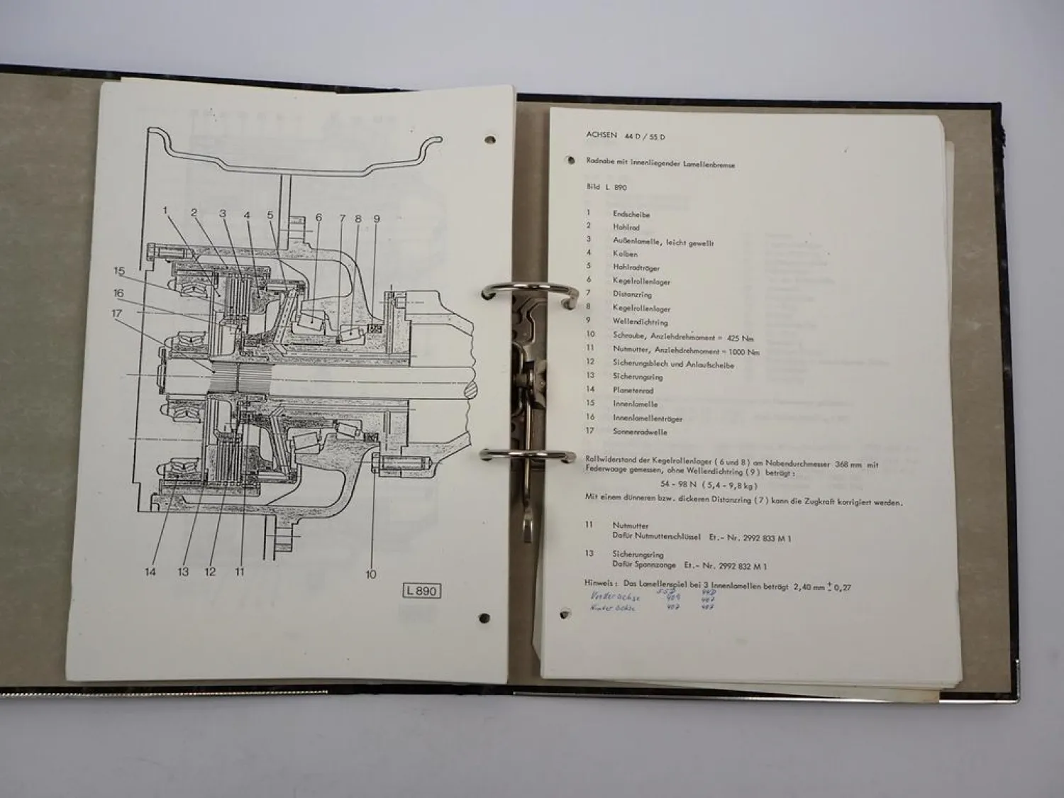 Hanomag 70E Radlader Werkstatthandbuch Schulungshandbuch 1986