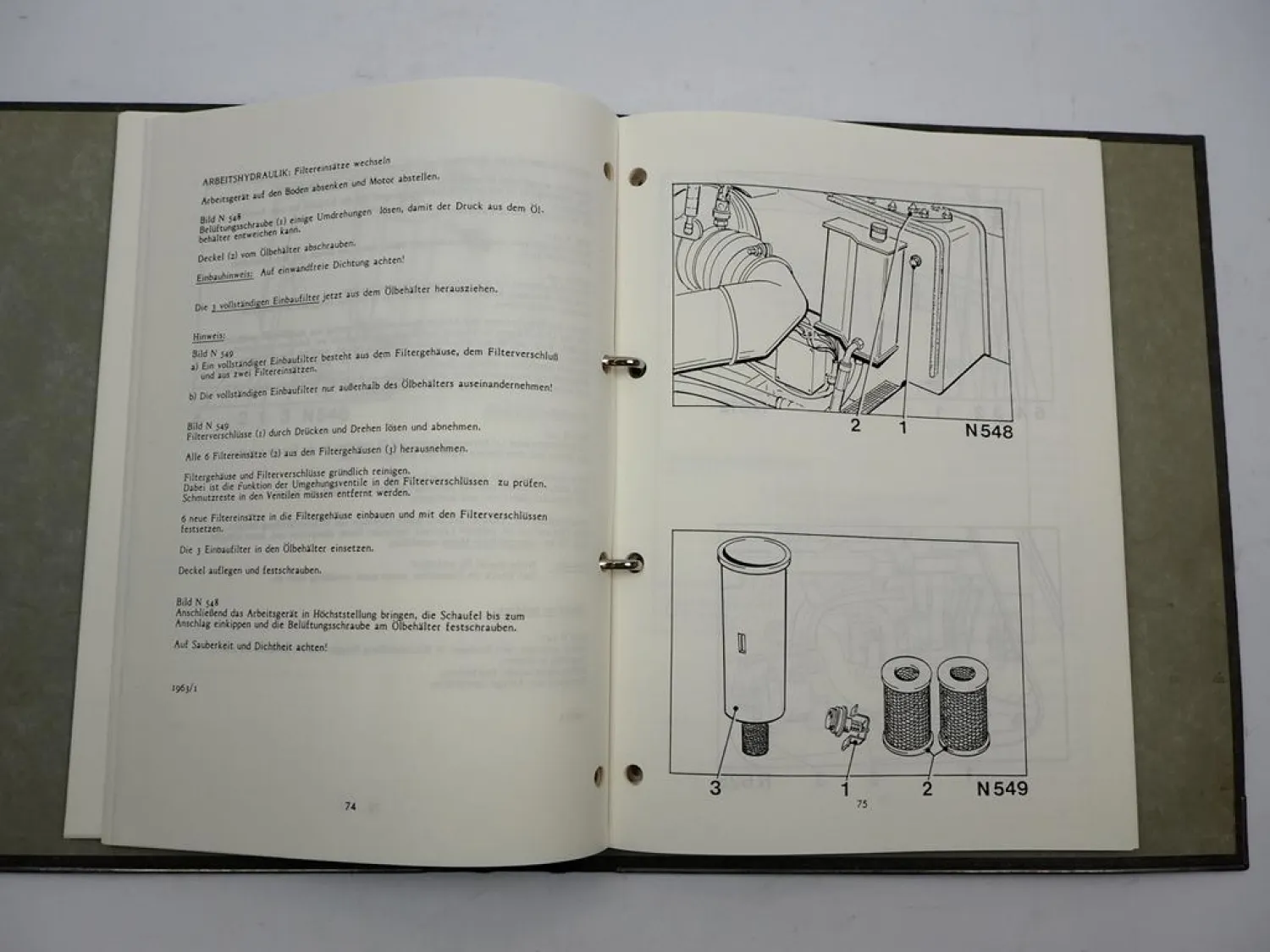 Hanomag 70E Radlader Werkstatthandbuch Schulungshandbuch 1988