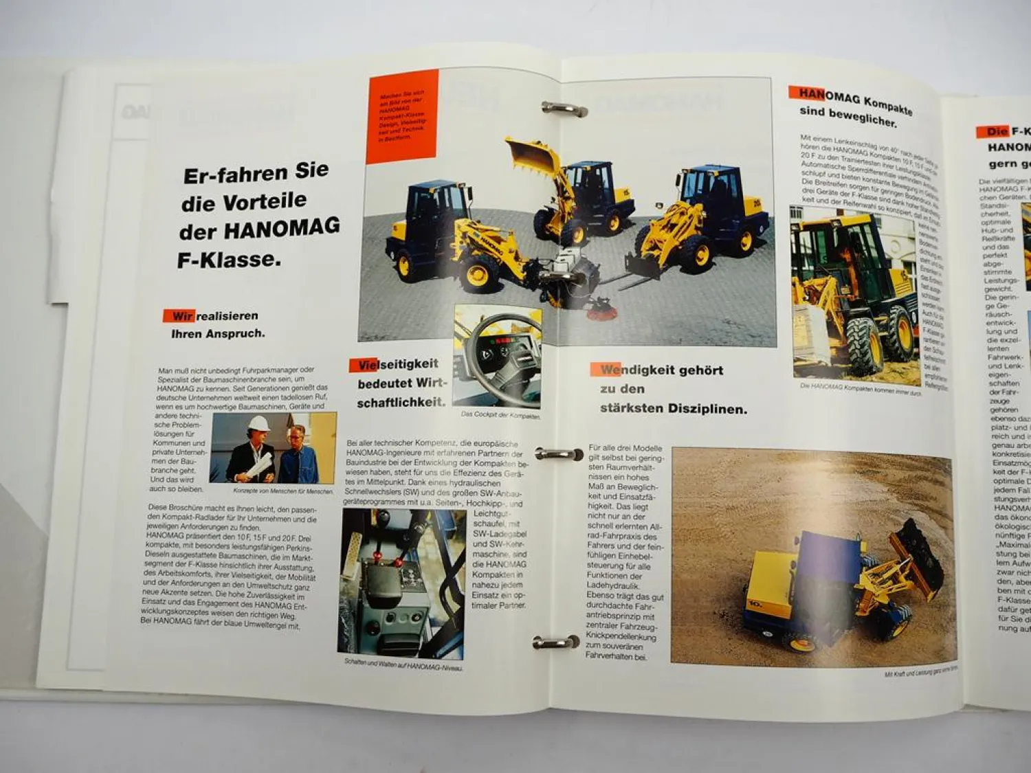 Hanomag Abfallwirtschaft Deponietechnik Verkaufshandbuch mit ca. 40 Prospekten
