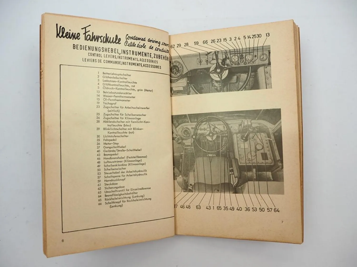 Hanomag B8 Serie B Radlader Betriebsanleitung Bedienung Wartung Schaltplan 1967